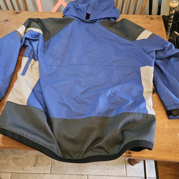 Columbia Sportswear Core Interchange Vented Ski Jacket Removable Hood Blue XL - Picture 12 of 15